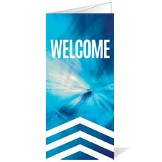 Chevron Welcome Blue 