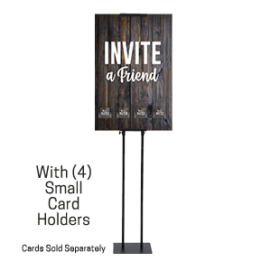 Dark Wood Invite A Friend Invitation Station Bundles