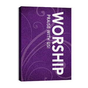 Flourish Worship 24in x 36in Canvas Prints