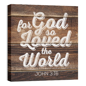 Mod John 3 16 24 x 24 Canvas Prints