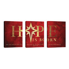 Hope Is Born Star Triptych 