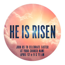 He Is Risen Bold 