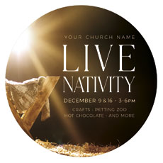 Live Nativity Manger 