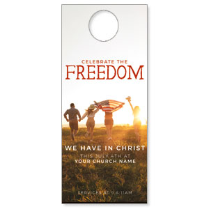 Celebrate the Freedom DoorHangers