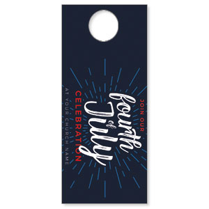 Fourth of July Burst DoorHangers