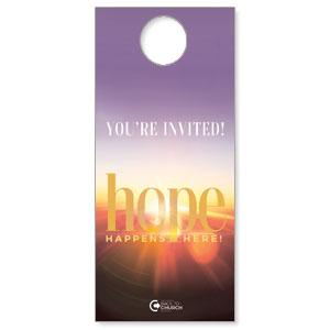 BTCS Hope Happens Here DoorHangers