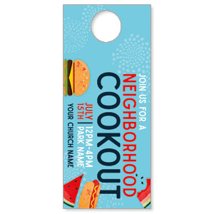 Neighborhood Cookout DoorHangers