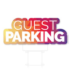 Geometric Bold Guest Parking 