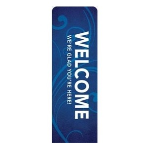 Flourish Welcome  2' x 6' Sleeve Banner