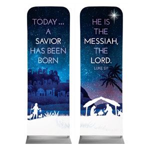 Bethlehem Blue 2' x 6' Sleeve Banner