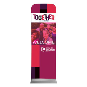 BTCS Together 2' x 6' Sleeve Banner