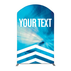 Chevron Blue Your Text 