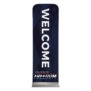 Celebrate Freedom Stripes 2' x 6' Sleeve Banner