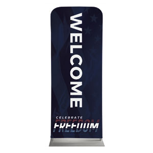 Celebrate Freedom Stripes 2'7" x 6'7" Sleeve Banners