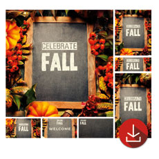 Fall Events Chalkboard 