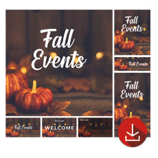 Fall Events Gold Lights 