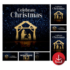 Celebrate Christmas Manger 