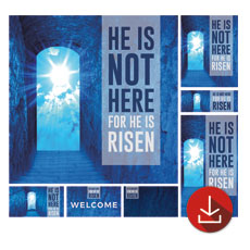 He Is Risen Stairs 