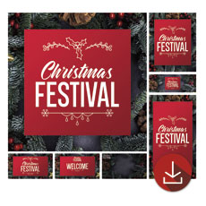 Christmas Festival Invite 