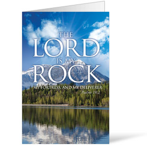 Lord My Rock  8.5 x 11 Bulletins 8.5 x 11