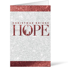 Christmas Brings Hope Sparkle 