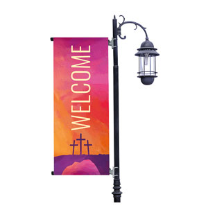 Calvary Paint Light Pole Banners