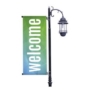 A New Church Light Pole Banners