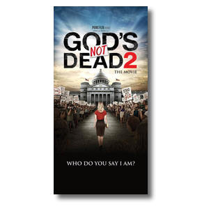 Gods Not Dead 2 XLarge Postcard 11" x 5.5" Oversized Postcards