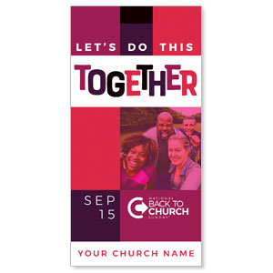 BTCS Together People 11" x 5.5" Oversized Postcards