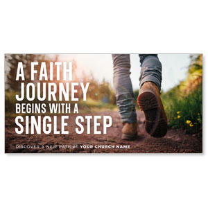 Journey Step 11" x 5.5" Oversized Postcards