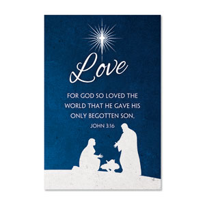 Advent Love 23" x 34.5" Rigid Wall Art