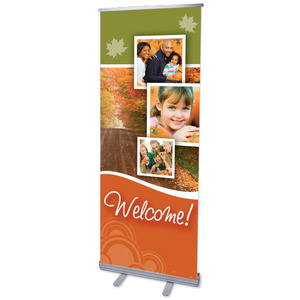 Fall Path 2'7" x 6'7"  Vinyl Banner