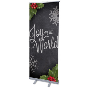 Chalk Joy 2'7" x 6'7"  Vinyl Banner