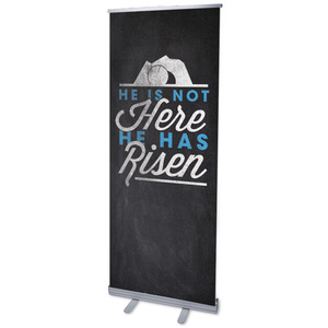 Easter Risen 2'7" x 6'7"  Vinyl Banner