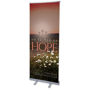 Easter Hope Daisy 2'7" x 6'7"  Vinyl Banner