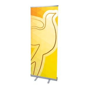 Bold Iconography Holy Spirit Dove 2'7" x 6'7"  Vinyl Banner