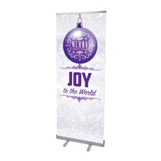 Silver Snow Joy Ornament 