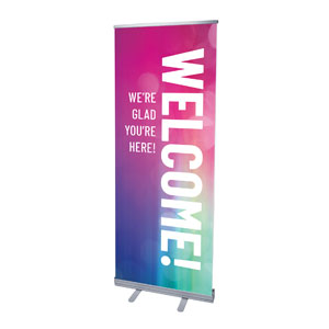 Colorful Lights 2'7" x 6'7"  Vinyl Banner