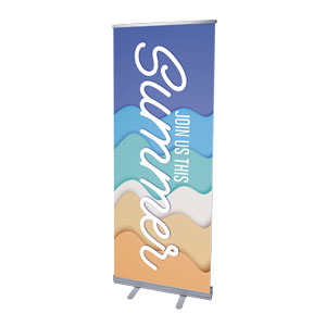 Summer Events 2'7" x 6'7"  Vinyl Banner