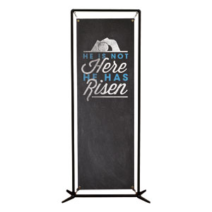 Easter Risen 2' x 6' Banner