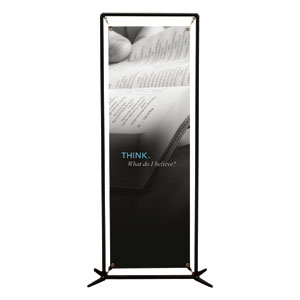 Believe: Think 2' x 6' Banner