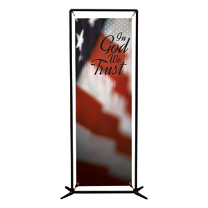 God We Trust 2' x 6' Banner