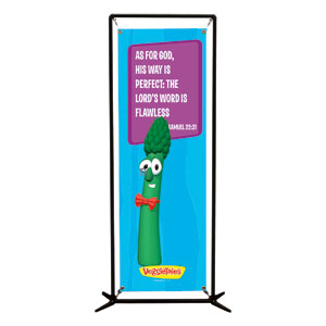 VeggieTales 2 Sam 22:31 2' x 6' Banner