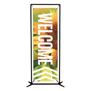 Chevron Welcome Summer 2' x 6' Banner