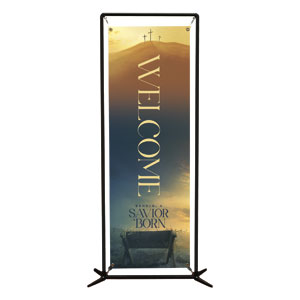 Behold A Savior Is Born 2' x 6' Banner