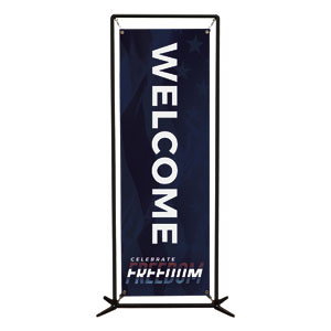 Celebrate Freedom Stripes 2' x 6' Banner