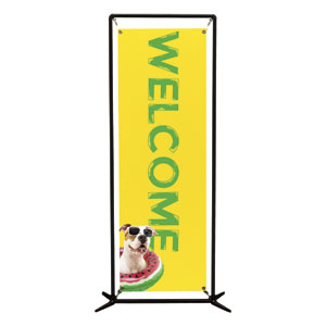 Summer Dog 2' x 6' Banner