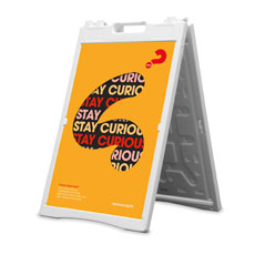 Alpha Stay Curious Orange 