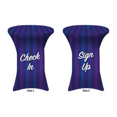 Modern Stripes Sign Up Check In 