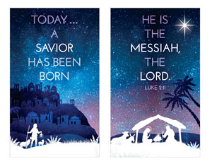 Bethlehem Blue 3 x 5 Vinyl Banner